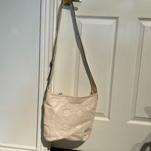 Coach ivory 2-way perforated Bag